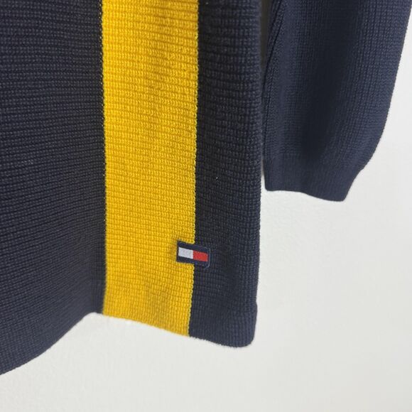 Tommy Hilfiger Sweater S Multicolor Colorblock Stripe V Neck Pullover sweater - Picture 4 of 9